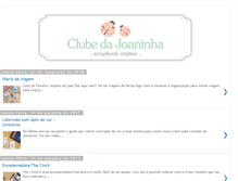 Tablet Screenshot of clubedajoaninha.com